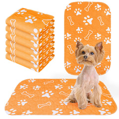 BEAUTYZOO 6-pack washable pee pads assembled for easy reuse
