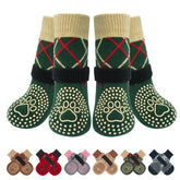 BEAUTYZOO 6PCS dog socks pack keeps paws protected and floors clean during daily play