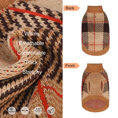 Beautyzoo back leash-hole design simplifies attaching a leash for outdoor walks.