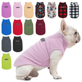 BEAUTYZOO dog fleece vest front view, cozy pullover for quick outings.
