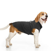 BEAUTYZOO dog fleece vest front view keeps small dogs warm during chilly walks.