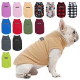 BEAUTYZOO fleece vest front view keeps your dog warm during winter walks