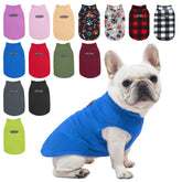 BEAUTYZOO dog fleece vest front view for warm winter walks.