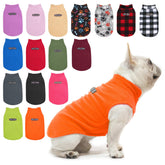 BEAUTYZOO dog fleece vest front view shows cozy warmth for small dogs.