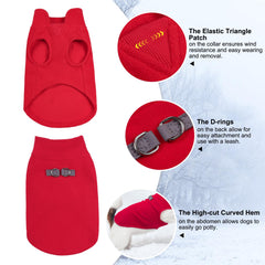 BEAUTYZOO fleece vest side detail with stretchy neckline for easy dressing