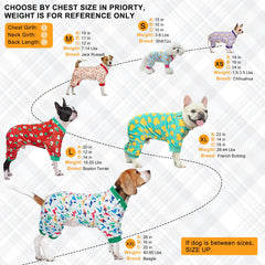 BeautyZOO dog pajamas neck 10in with easy pull-on design