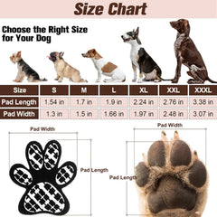 BEAUTYZOO Dog Paw Protector anti-slip-traction adds grip on slick floors.