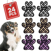 BeautyZoo dog paw protector packaging shows a six-pack for senior dogs' traction