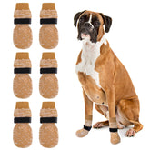 BEAUTYZOO dog socks with double-side grip protect floors and prevent slipping.