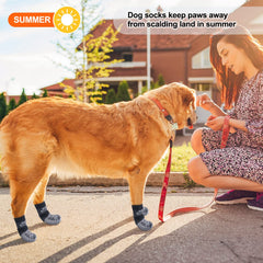 BEAUTYZOO dog socks protect floors from scratches on hardwood