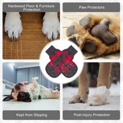 BEAUTYZOO dog socks soft-breathable-fabric feels gentle on skin and prevents chafing.