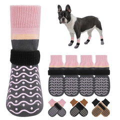 BEAUTYZOO calcetines para perro con agarre superior para suelos lisos, mejor estabilidad.