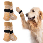BEAUTYZOO Dog Socks with double-sided grip for improved traction on slick indoor floors.
