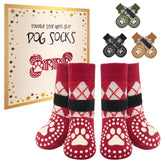 BEAUTYZOO dog socks with traction grips for safer movement on slick floors.