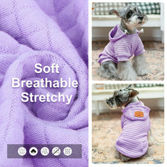 BEAUTYZOO dog sweater with pocket and leash hole helps carry treats and secure walks.