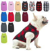 BEAUTYZOO dog sweater pullover front view shows cozy fleece warmth for small dogs.