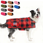 BEAUTYZOO dog winter coat front view showcases warm, windproof protection for large breeds