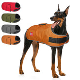 BEAUTYZOO dog winter coat XXL back view showing warmth and visibility