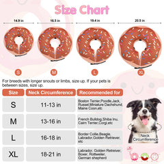 BEAUTYZOO inflatable dog cone closeup highlights soft, lightweight design for gentle healing