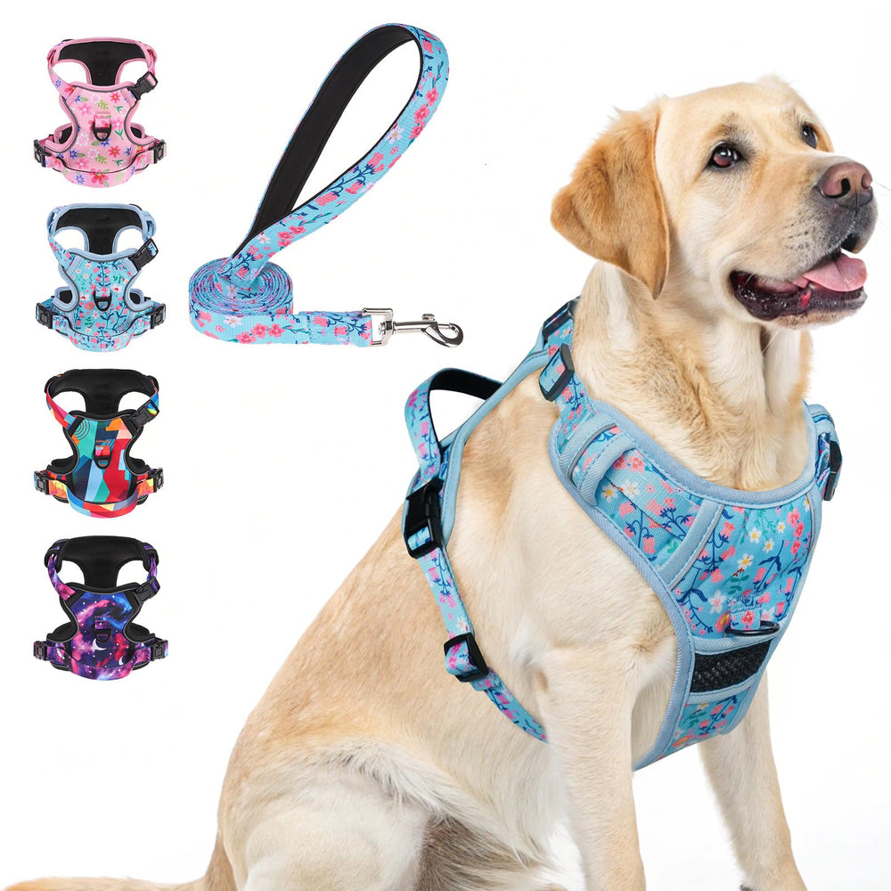 BEAUTYZOO No Pull Harness chest-clip secures training control