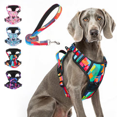 BEAUTYZOO No Pull Harness XL front clip for controlled training and walking