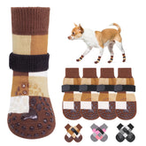 BEAUTYZOO non-slip dog socks with grip areas for stable indoor footing.