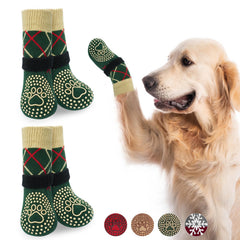 BEAUTYZOO non-slip socks with gripper-dots offer secure traction on hardwood floors for confident indoor play.