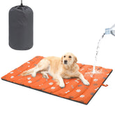 BEAUTYZOO outdoor dog bed with waterproof coating for easy cleanup after outdoor adventures.