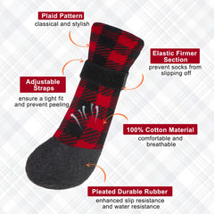 BEAUTYZOO paw protectors with soft knit upper for comfort