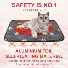 BEAUTYZOO self-warming bed pad close-up fabric texture supports snuggling.
