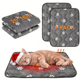 BEAUTYZOO self-warming bed pad main view shows cozy warmth for pets.