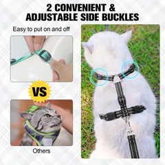 BEAUTYZOO soft mesh fabric harness texture provides lightweight comfort.