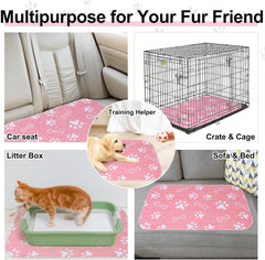 BEAUTYZOO Washable Pee Pads absorbent layer locks in moisture for quick cleanup.