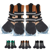 beautyzoo waterproof dog shoes for winter shield paws during wet outdoor walks.