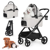 Beberoad Pets X-5 stroller front view for comfy medium-dog outings.