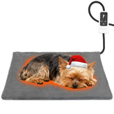 BECEMURU heating pad 24x18 front view for dog and cat warmth