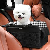 Becivi console dog seat anti-collapse keeps small pets secure during drives.