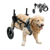 BECROWM dog wheelchair rear frame supports hind leg mobility for comfortable outdoor walks.