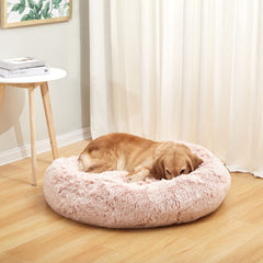 Bedfolks Calming Donut Dog Bed 36-inch diameter for larger dogs
