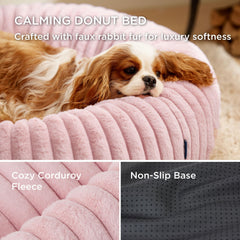Bedsure cat bed removable-cover simplifies cleaning after messy adventures.