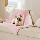 Bedsure cat blanket waterproof inner lining protects furniture from spills.