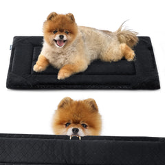 Bedsure chew-proof dog bed small plush cover shows soft top for cozy naps