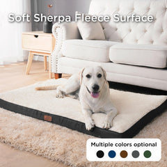 Bedsure dog bed large removable cover close-up emphasizes easy machine-washable care.