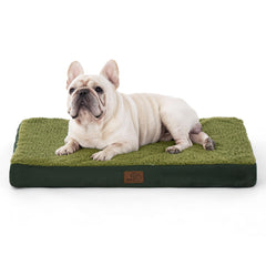 Bedsure dog bed medium with egg crate foam supports joints for restful sleep
