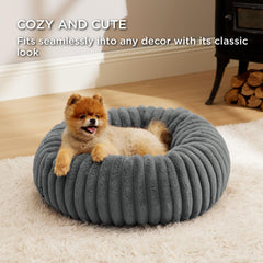 Bedsure Donut small dog bed anti-slip bottom in action