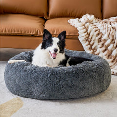 Bedsure fluffy faux fur close-up shows plush comfort for curling sleepers.