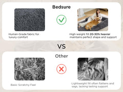 Bedsure foldable human-dog-bed with handles for effortless moving.
