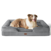 Bedsure L Plus orthopedic dog bed 38-inch waterproof cover supports joints.