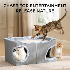 Bedsure large cat bed indoor corduroy-fabric design blends style with comfort.
