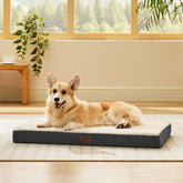 Bedsure large dog bed crate cover; easy-to-clean design.